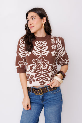 THML: Cocoa Grove Sweater Top