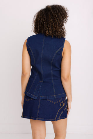 Dust Trail Denim Vest