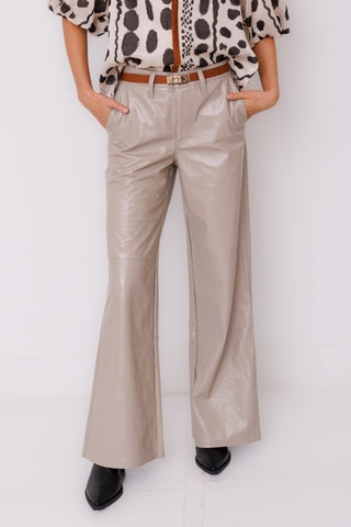KUT: Maya High Rise Wide Leg, DRIFTWOOD