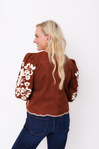 THML: Cinnamon Bloom Top