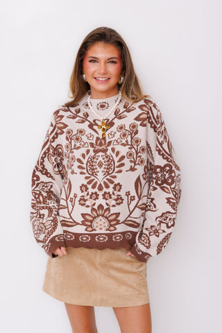 THML: Tapestry Bloom Sweater