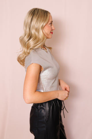 Luminous Love Top, TAUPE