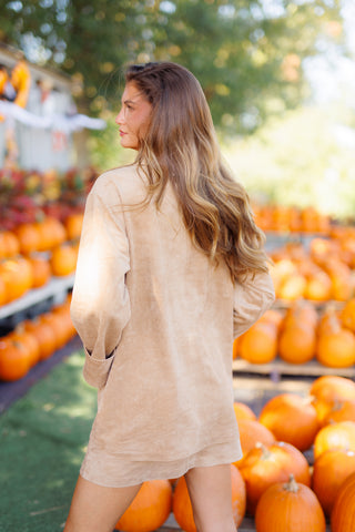 Z SUPPLY: Decker Suede Chore Jacket, LIGHT SAND