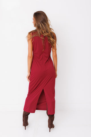 STEVE MADDEN: Mo Dress, BEET RED