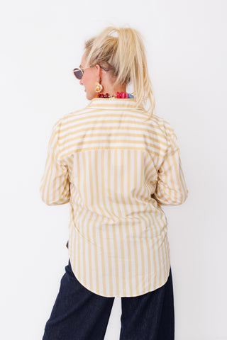 Z SUPPLY: Golden Haven Stripe Button Up Top