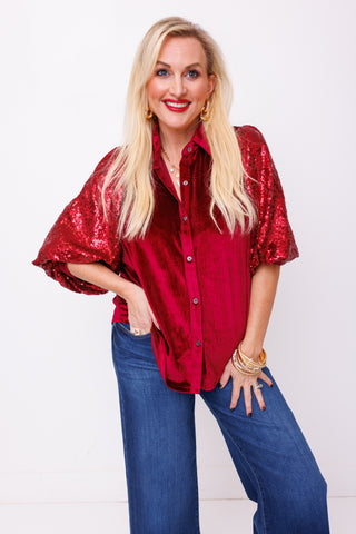 Feel Popular Blouse, RUBY