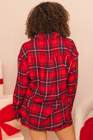 ZSUPPLY: River Button Up Top, HAUTE RED