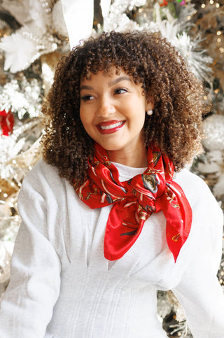 Smooth Fashion Scarf, RED