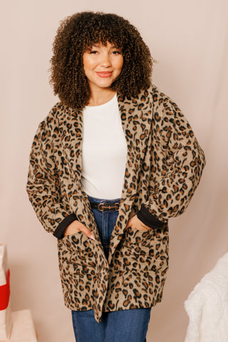 Z Supply: Lennon Animal Print Coat