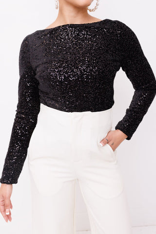 Instafamous Top, BLACK