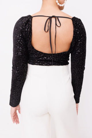 Instafamous Top, BLACK