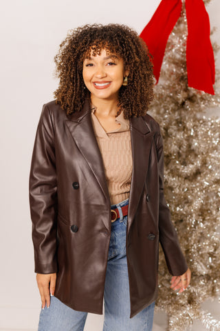 On The Roll Jacket, DK CHOCOLATE