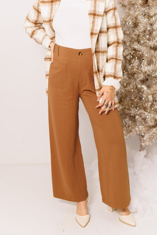 Contempo Pants, CARAMEL