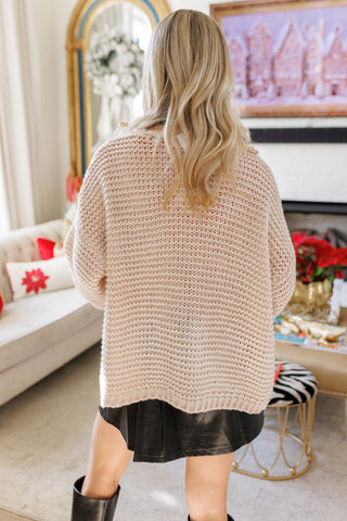 Winter Season Cardigan, BEIGE