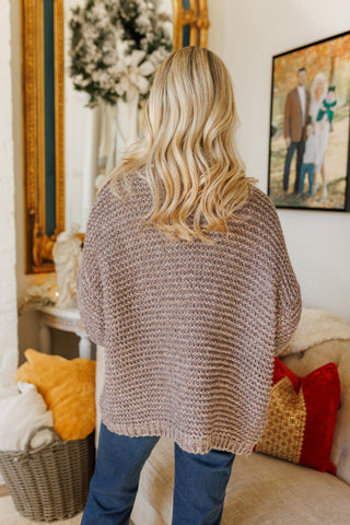 Winter Season Cardigan, CHOCO