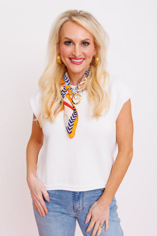 Petal Drift Top, OFF WHITE