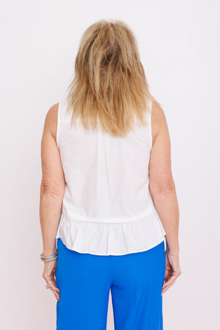 Soft Tailor Top, OFF WHITE