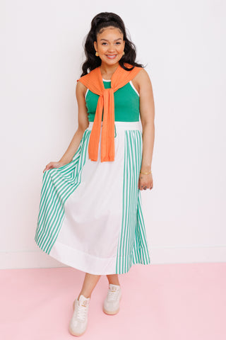 Verdant Coast Midi Dress