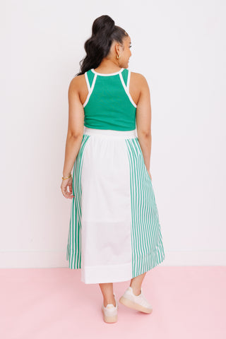 Verdant Coast Midi Dress