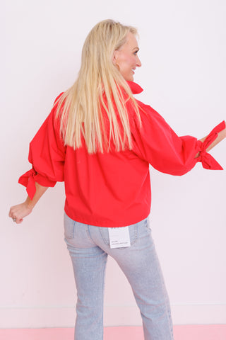 Cheerful Moment Top, RED