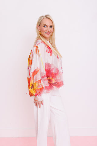 Eden Drift Blouse, IVORY