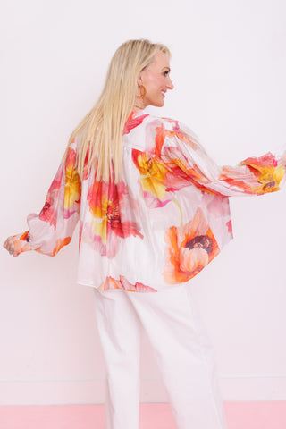 Eden Drift Blouse, IVORY