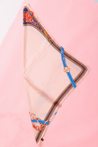 Chain Luxe Scarf, PINK
