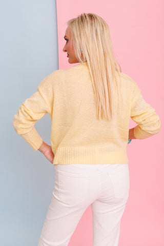 Sweet Devotion Sweater, YELLOW