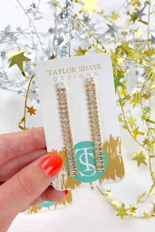 Taylor Shaye: Daisy Chain Drop Earrings