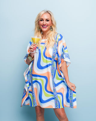JADE: Sunset Mosaic Dress
