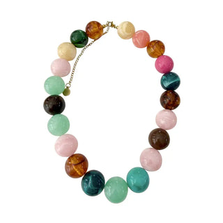DORA CHUNKY BEADED NECKLACE