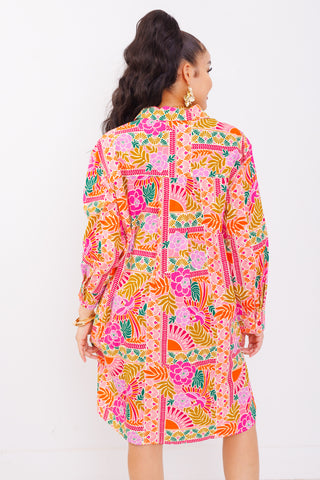 KARLIE: Sundown Flow Dress