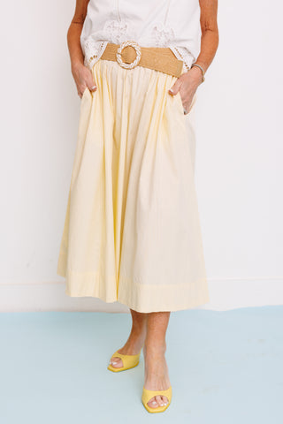 Delicate Light Skirt, BUTTER
