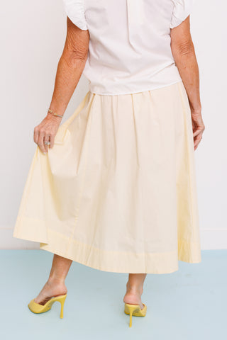Delicate Light Skirt, BUTTER