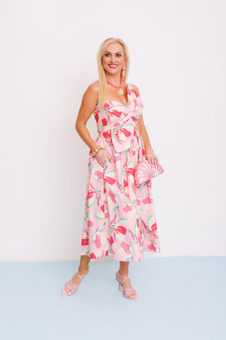 Garden Paradise Midi Dress