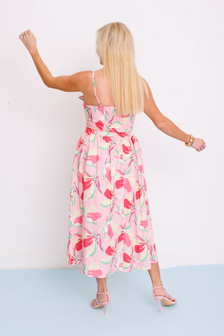 Garden Paradise Midi Dress