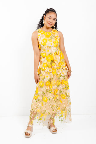 Sweet On You Maxi Dress, FREESIA