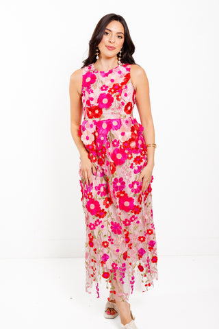 Sweet On You Maxi Dress, PINK