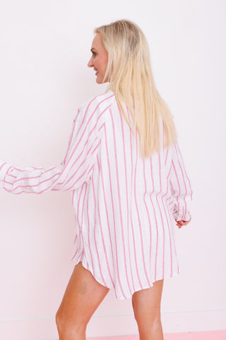 ZSUPPLY: The Perfect Line Top, SPANISH ROSE