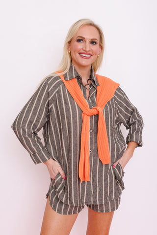 ZSUPPLY: The Perfect Line Top, BLACK