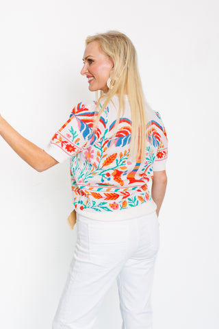 Riveria Garden Sweater Top