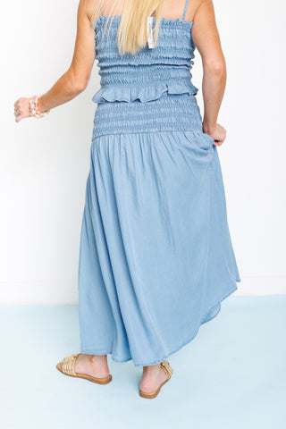 Polished Darling Skirt, LT BLUE