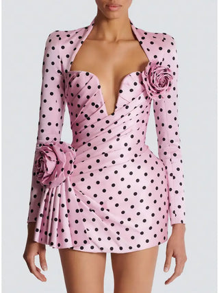 Noir Rose Dress, PINK