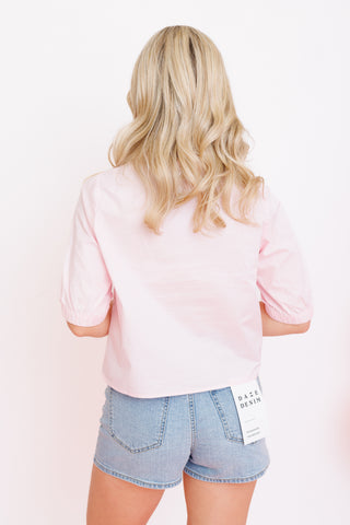 Pretty Please Top, Pink