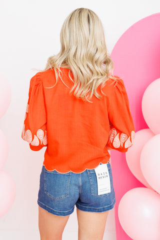 Sunset Bloom Blouse