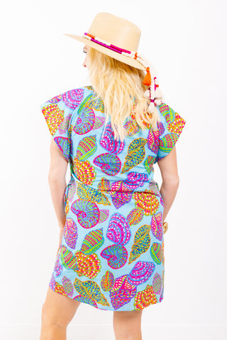 THML:  Small Town Oasis Dress, BLUE