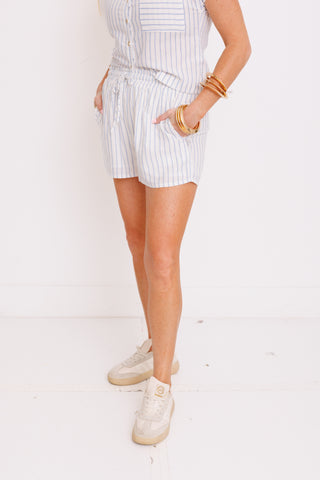 Sail Away Stripe Shorts