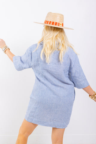 Breeze Breaker Dress, DENIM