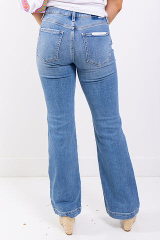 The Heartbreaker Mid Rise Flare, TEXTME