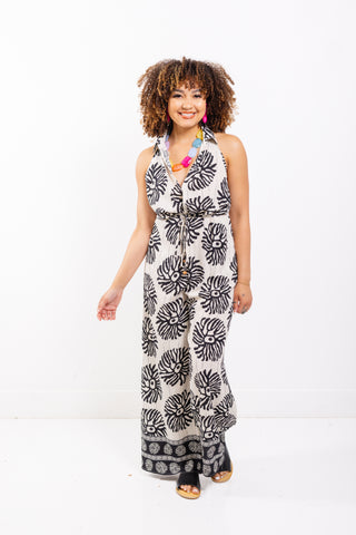 Palm Noir Jumpsuit